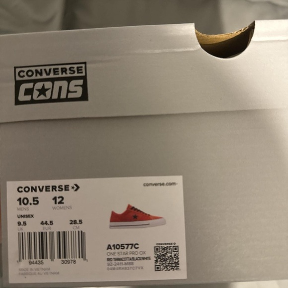 Converse Cons One Star Men's Rust Suede Sneakers - Picture 7 of 7